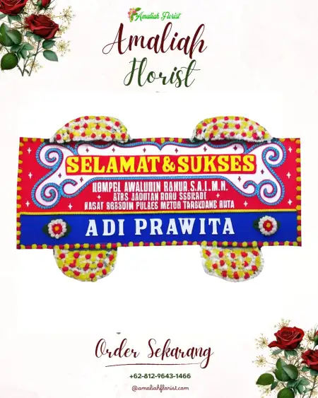 Papan Bunga Ucapan Selamat Kuwarasan